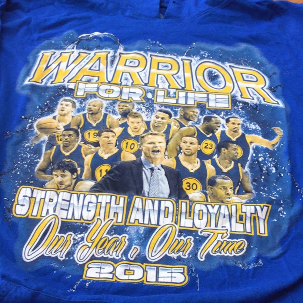 Golden State Warriors Hoodie T-shirt 2015